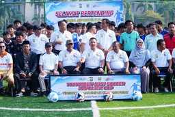 Semarak HUT Bhayangkara ke-80, Polsek Cikarang Pusat Gelar Turnamen Mini Soccer untuk Pelajar