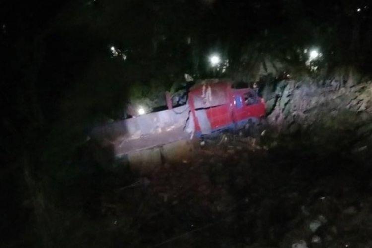 Kecelakaan Truk Besi di Tanjakan Silayur, Semarang