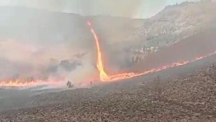 Bagaimana Fire Whirl 'Tornado Api' Perparah Kebakaran di Bromo